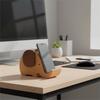 Wooden Craft Wooden Elephant Desk Organizer Creative Design Desktop Storage Box  Study