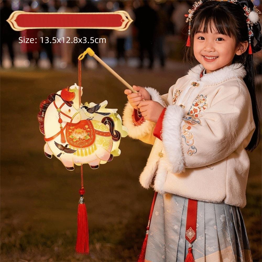 Waterproof DIY Material Package Ancient Style Hand held Luminous Lantern China-Chic Design Luminous Feature