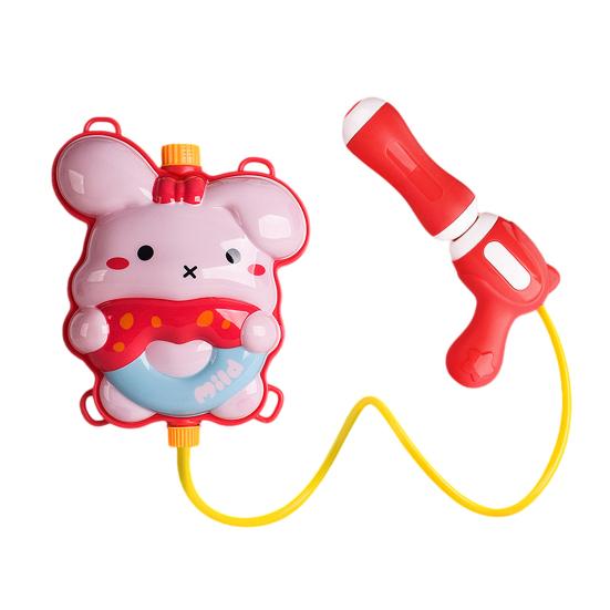 Cartoon Pull-Out Backpack Water Squirter for Kids Large Capacity Spray Toy for Summer Beach Pool Play Fun Outdoor Splash Game for Boy Girls
