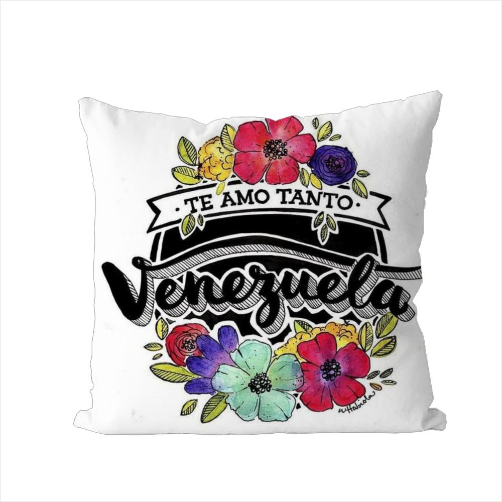 

Venezuela Pillow Case For Car Sofa Decorative Home Doublesided Print Plush Square Throw Pillow Cushion Cover 30x30cm