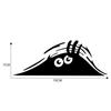 Car Sticker Waterproof Sticker Scratch Cover Decoration Funny Peeking 3D Big Eyes Sticker Car