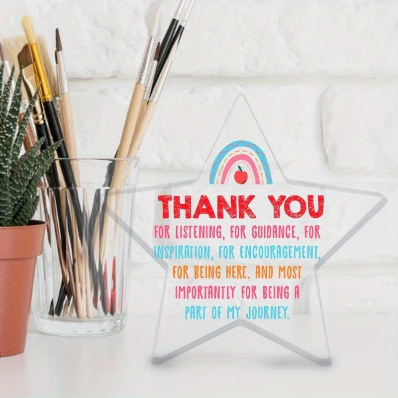 "Being A Part" Thank You Keepsake - Versatile Acrylic Desk Gift for Professionals