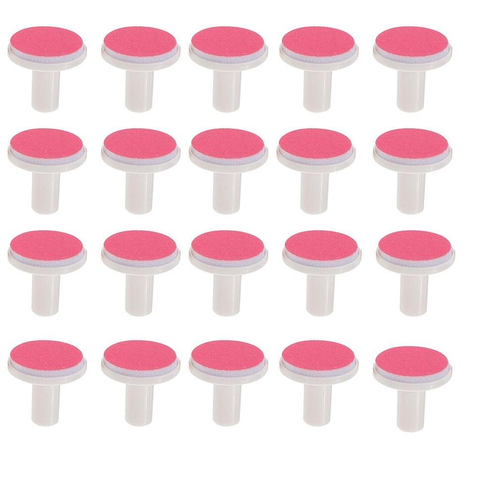 20Pcs Nail Baby File Pads Trimmer Replacement Grinding Head Pad Electric Clippers Heads Disc Sandpaper Infantnewborn Polish Toe