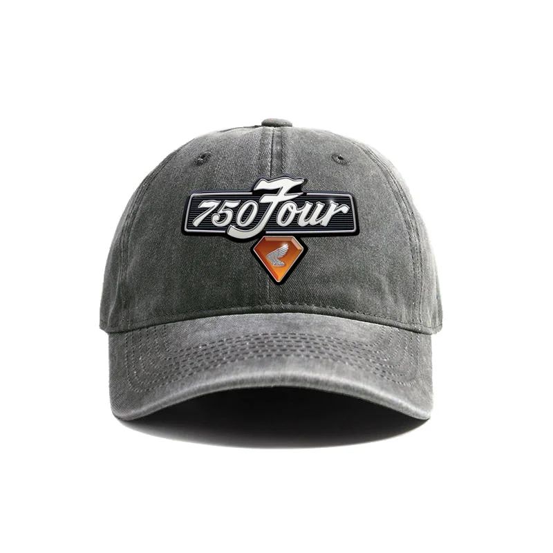 2026 CB750 Four Baseballové čepice Ošuntělé klobouky Dad Cap Muži Ženy Retro Venkovní Letní Nastavitelné čepice Ležérní Všestranné Ochrana proti slunci