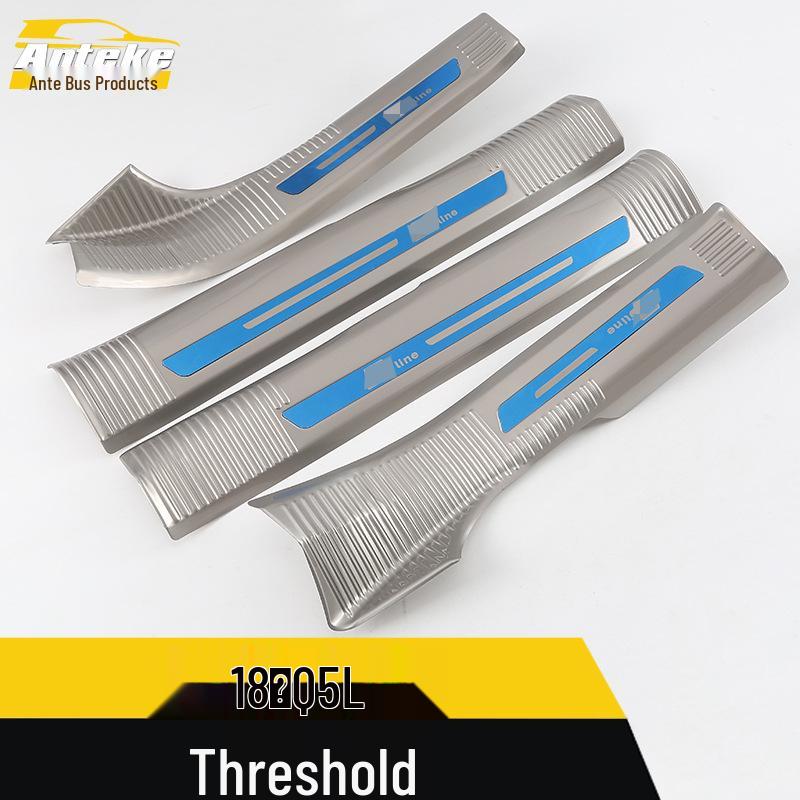 Q5L Door Sill & Trunk Bumper Anti-Scratch Bright Strip Set for 2018 Model