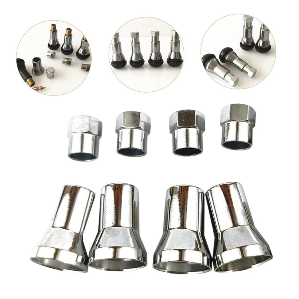 HAWILLOSCH 4Pcs Tr413ac Decorative Tire Valve Stem Cap Kit Car Kit Tire Stem Cover