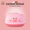 Cute Pig Bear Desktop Tissue Box