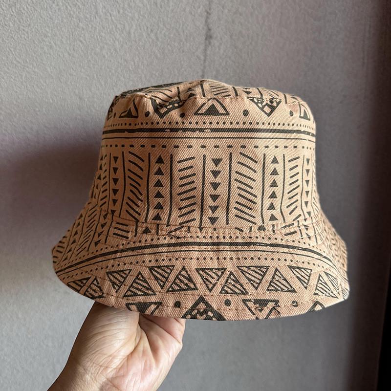 Doppelseitiger Fischerhut aus Polyester mit Sonnenschutz für den Sommer