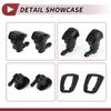 HEROFFIX Toyota Camry 2002-2006 Front Window Nozzles Window Wiper Nozzle Wiper Washer Jet No.85381AA042 Black Plastic