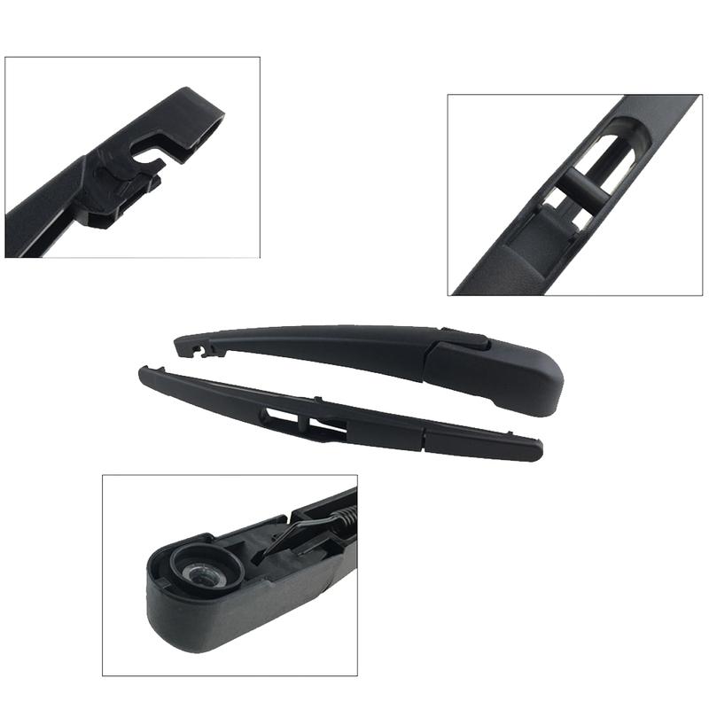 Car Rear Windshield Windscreen Wiper Arm & Blade Set 26677102 for Chevrolet LOVA RV 2016