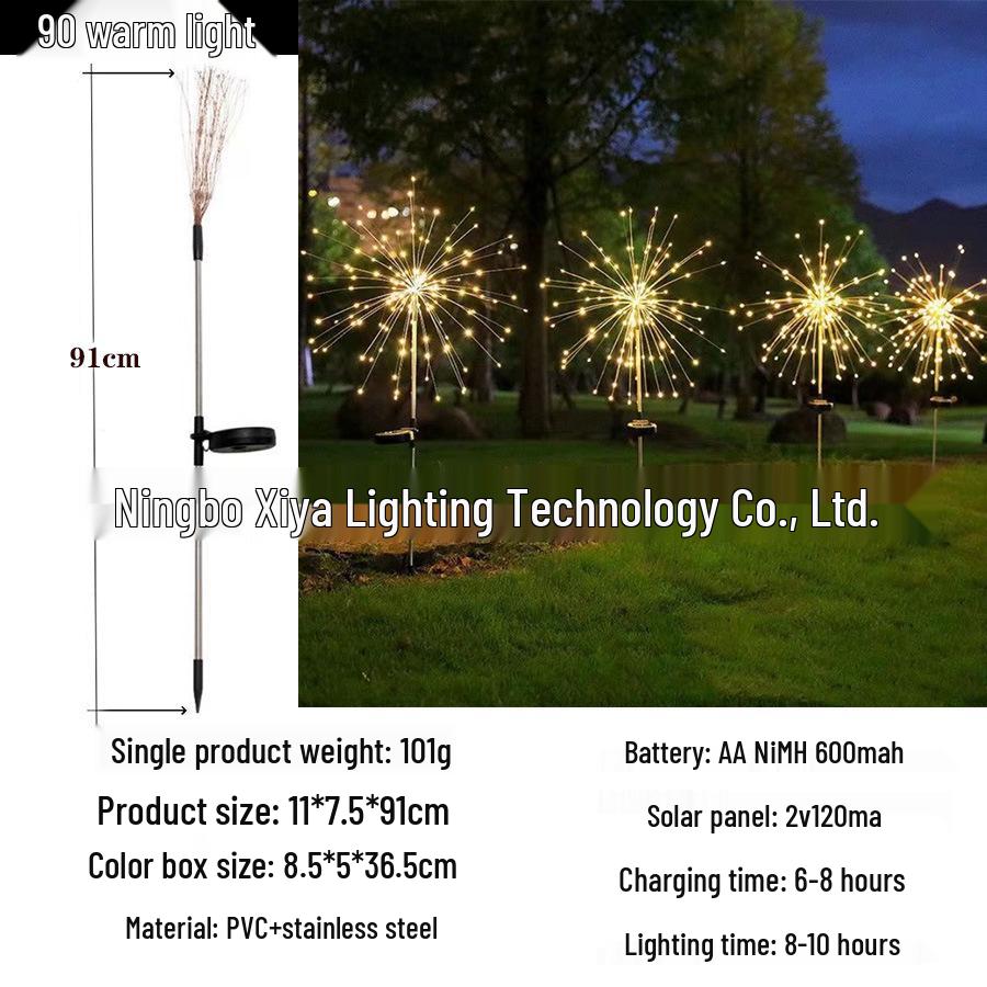 Solar Firefly Courtyard and Garden Sensor Lights