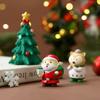Resin Christmas Animal Figurine Creative Table Decoration Resin Crafts  New Year