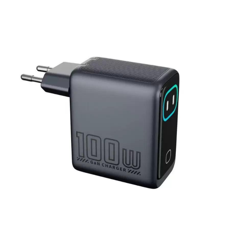 AI-Powered 100W Gallium Nitride Multi-Port Charger for Phones and Laptops