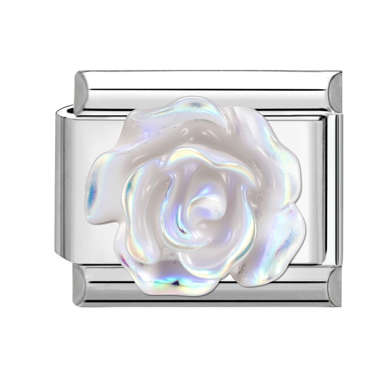 Fashion Heart Bow Knot Butterfly Star Rose Flowers Italian Charm Links Fit 9mm Stainless Steel Bracelet Women DIY Making Gift