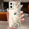 For Motorola Moto G05 E15 Case 2024 Fashion Butterfly Flower Clear Soft Silicone TPU Capa Phone Cover For MotoG05 MotoE15 Fundas