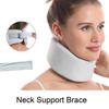 Cervical Collar with Neck Brace Cover Soft Breathable Neck Support Brace Relieves Spinal Pain for Man Woman Grey
