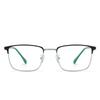 Classic Titanium Alloy Square Full Rim Glasses Frame for Men Lightweight Durable Eyewear for Business & Daily Fashion 3125