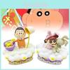 Crayon Shin-chan Pajama Night Cloud Goodnight Series Miniature Scene Blind Box Figure Toy