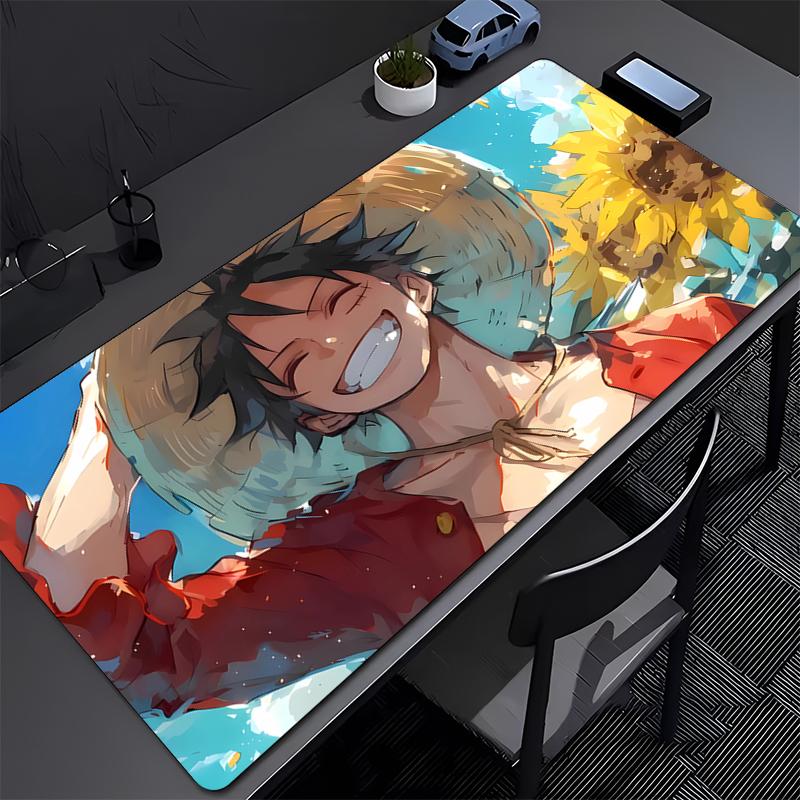 ONE PIECE Luffy Gaming Mouse Pad Gamer Computer Accessories Keyboard Table Mat Mousepad Company Laptop Desk mat PC big Mousepad