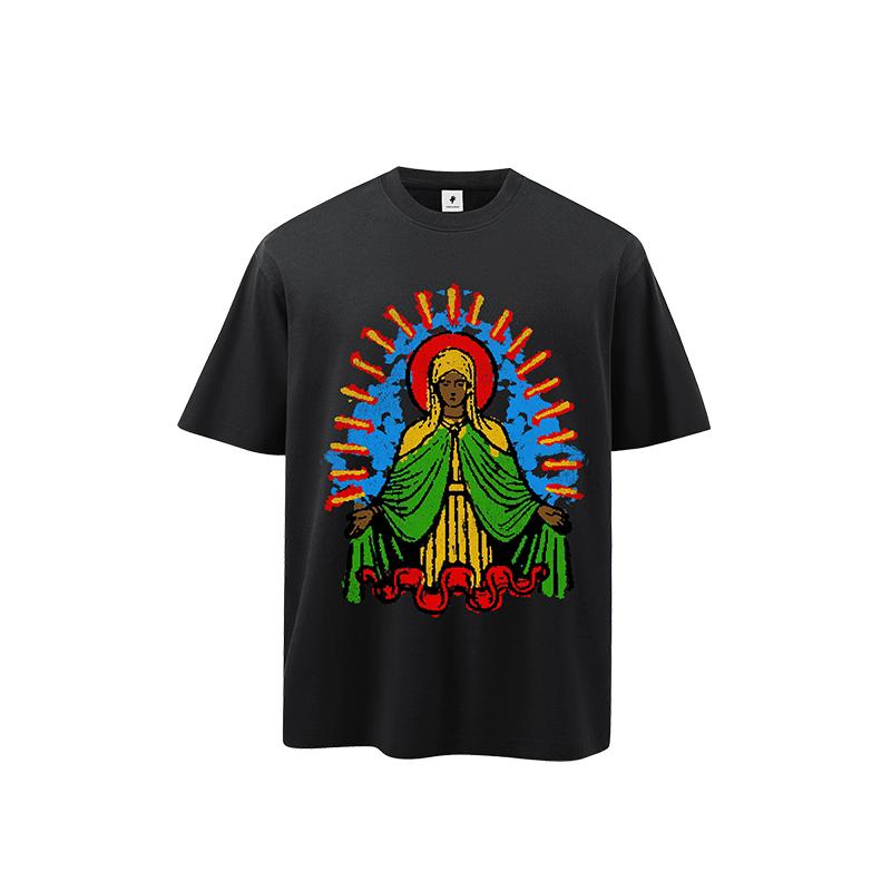 

Men s and Women s Cotton T-shirt Tee Casuai Short Sleeve Crewneck Top Fashion Streetwear Autumn Shirt God Graphic T Shirts S