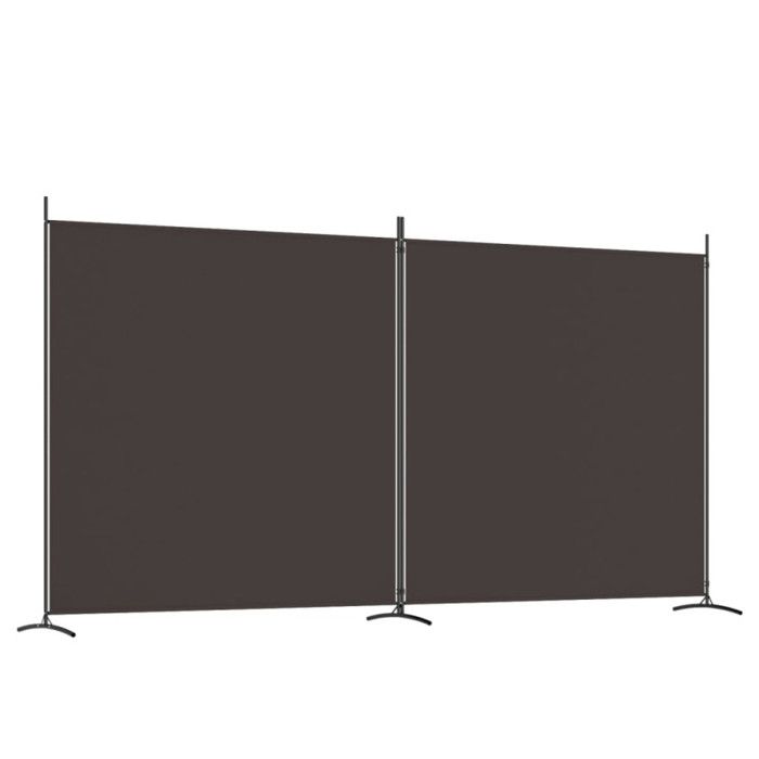VidaXL Cloison de Séparation 2 Panneaux Séparateur de Pièce Pliable Diviseur Écran d'Intimité Paravent Décoration Salon 350275