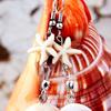 Starfish Dangle Earrings with Conch for Sensitive Ears Handmade Sea Inspired Ear Accessories Earwear for Trendy Women