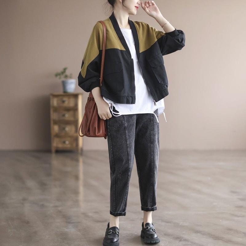 Jeans for Women Slim Jeans Thin High Waist Loose Elastic Waist Harem Pants