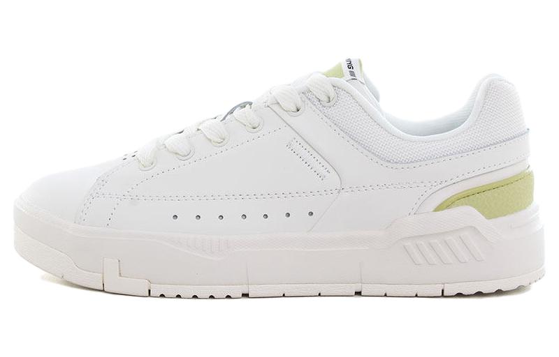 Li Ning COMMON 70s Амортизация, Износостойкие Низкие Скейтбордические Кроссовки Женские Белые Зеленые AGCT044-3 36