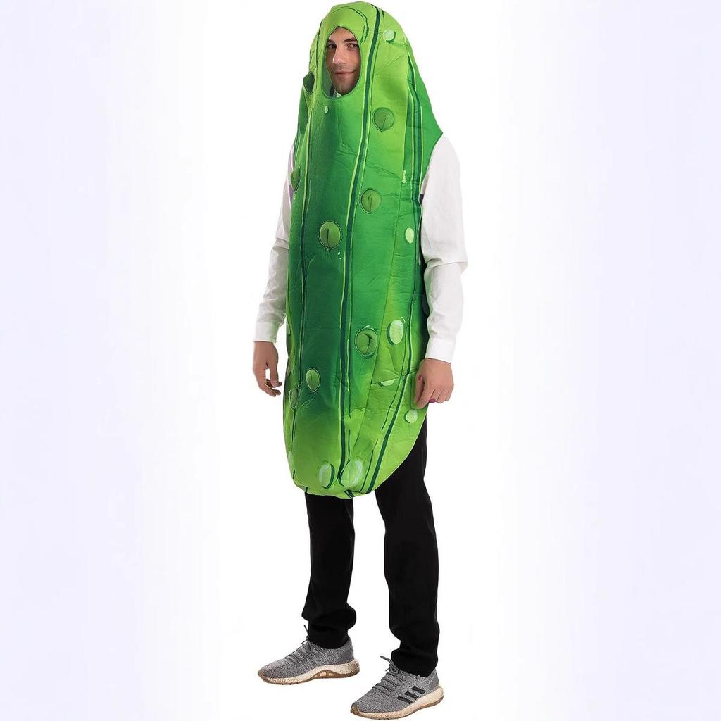 Unisex Adult Halloween Kimchi Jumpsuit Costume - Fun Fruit Role-Playing Outfit for Men & Women