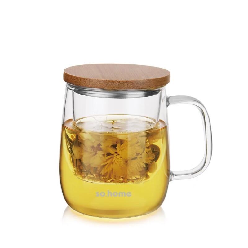 Sohome Glass Tea Infuser Office Mug