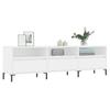 Vidaxl TV Cabinet, White, 150X30X44.5 Cm, Wood-Based Material
