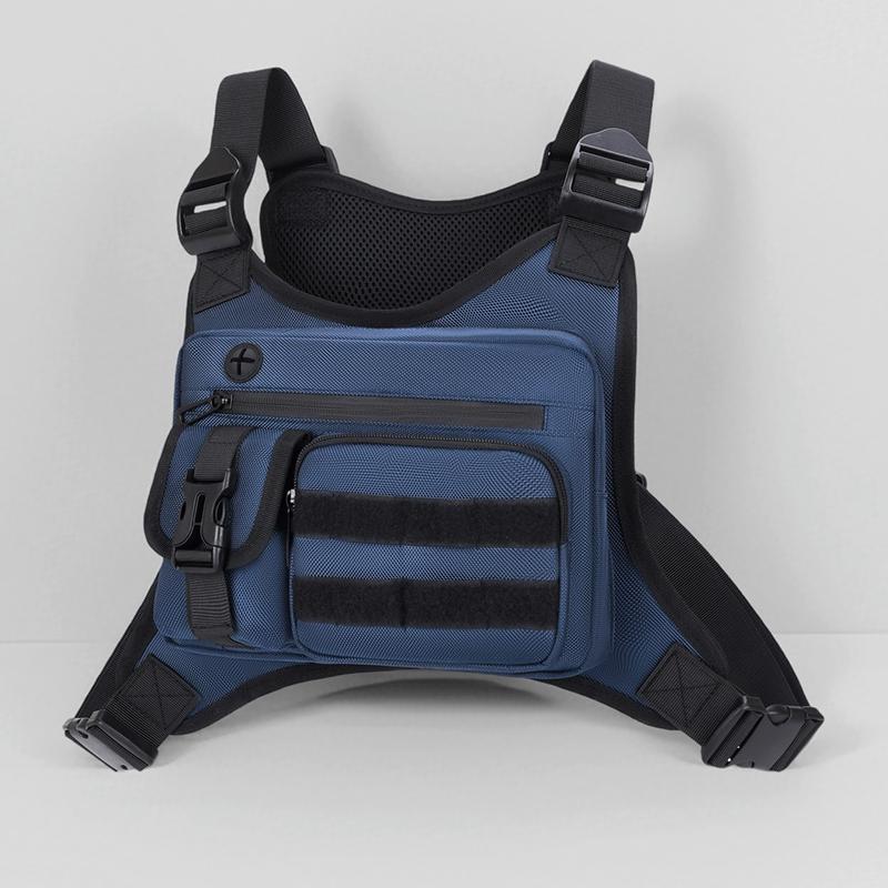 Taktische Frontbrusttasche für Herren – Sichere Diebstahlschutz-Westentasche, ideal für Radfahren, Laufen & Pendeln