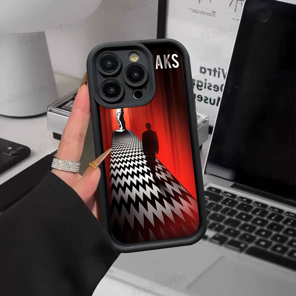 Custodia per Telefono TV Twin Peaks Per IPhone 17 16 15 14 13 12 11 Pro Max Plus Mini Copertura Fortunata