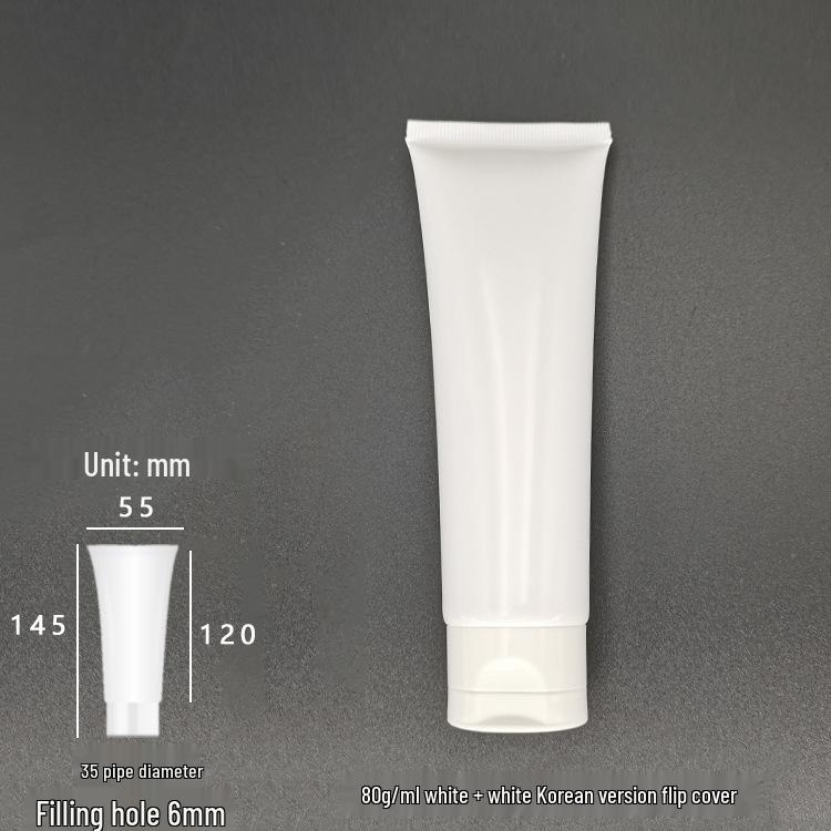 80g 80ml Čistiaci prípravok na tvár, Opaľovací krém a Krém na ruky v bielom balení