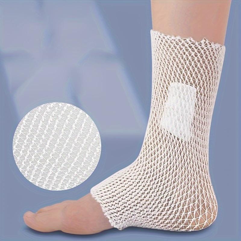 Multi-Functional Elastic Gauze Bandage - Light Beige-Friendly and Breathable, Suitable for Wrist, Elbow, Knee | 2.5cm x 2m