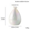 Einfache Galvanisierte Mini Keramikvase Leichter Luxus Heimdekoration Kreatives Ornament