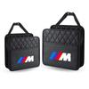 Car Back Seat Storage Bag Organizer Box Emblem Accessories For BMW E46 E39 E53 E36 F22 E87 E90 E91 E92 E65 X5 X3 1 3 5 7 Series
