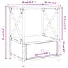 VidaXL Table de chevet chêne fumé 50x41x65 cm bois d'ingénierie 826087