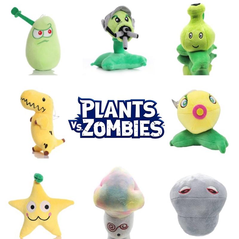 Adorable Plants Vs Zombies Pea Shooter Plush Toy For Baby Kids Xmas Birthday Gifts