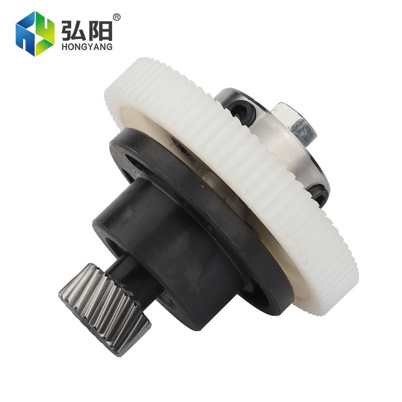 CNC Machine Tool Nylon Eccentric 80 Teeth 100 Teeth Gear Nylon Wheel Straight Tooth Eccentric Rack Tooth Shaft Synchronous Wheel