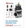 VR - GT II 60MM Adjustable Turbo Wastegate Black- V BAND For 1jzgte / SR20DET / JDM VR5891BK