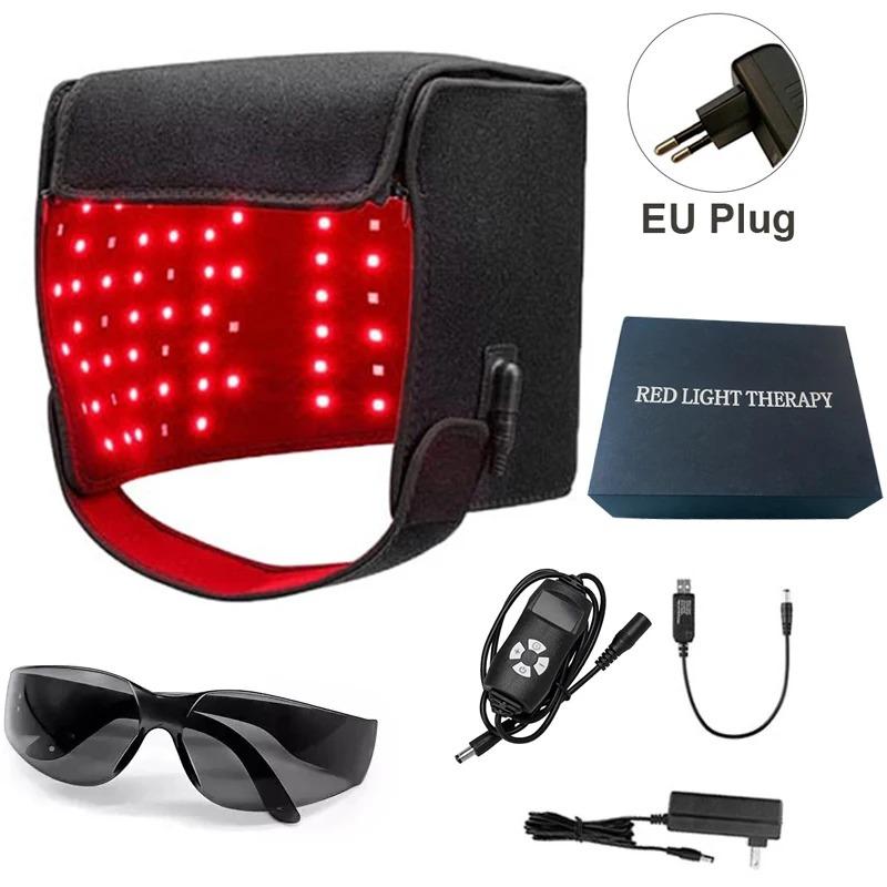 Red Light Hats for Hair Regrowth Infrared light Cap Thinning Anti Hair Loss Anxiety Stress Reduce Migraine Scalp Relax Massager