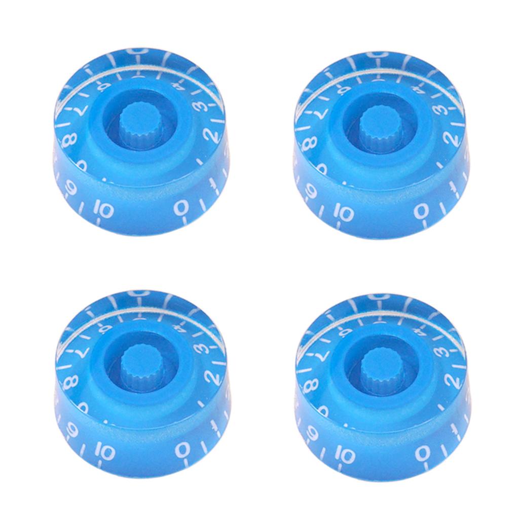 4Pcs Guitar Knobs Potentiometer Guitar Turn Knobs Replacements Bass Effect Button Control Knob Turning Knob Bass Knobs