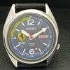 JAPAN VINTAGE SEIKO AUTOMATIC 7019A MENS FERRARI DIAL WATCH a700478-5
