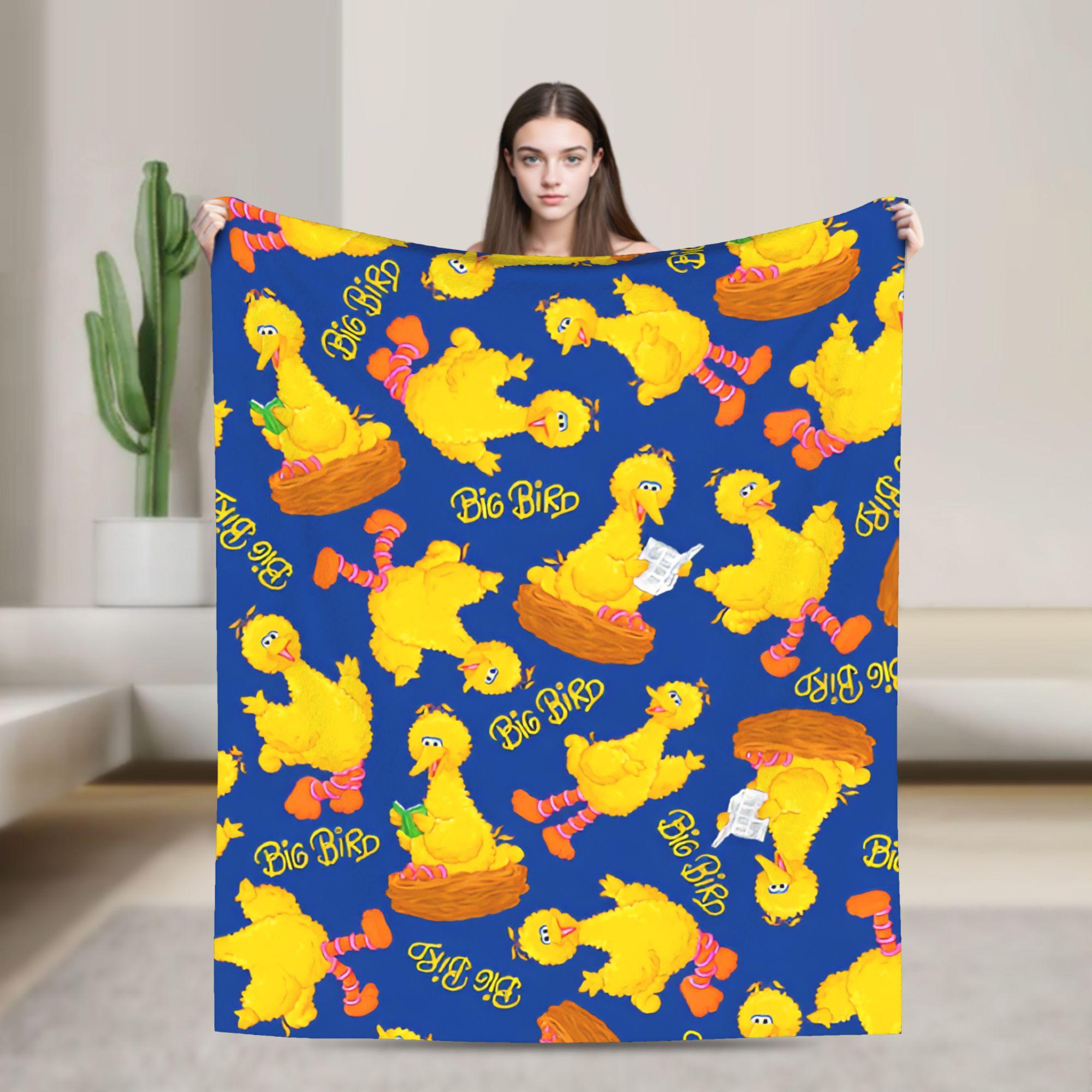 

Christmas Trees Pattern Blanket Quality Super Warm S-Sesames Streets Bedding Throws Autumn Decorative Couch Bed Print Bedspread 130x150cm