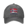 Norway Flag Denim Cap Casual Baseball Caps Adjustable Hat Summer Unisex Baseball Hats