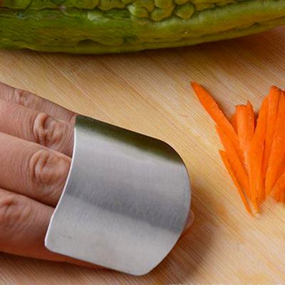 Vegetable Cutter Hand Guard Kitchen Novel Kitchen Accessories 430 Stainless Steel Gadgets Tools Dining Bar Home Garden