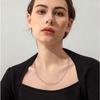 Link Chain Necklaces for Women Colares 925 Sterling Silver Necklaces & Pendants Elegant Original Jewelry Gift Mother's Day