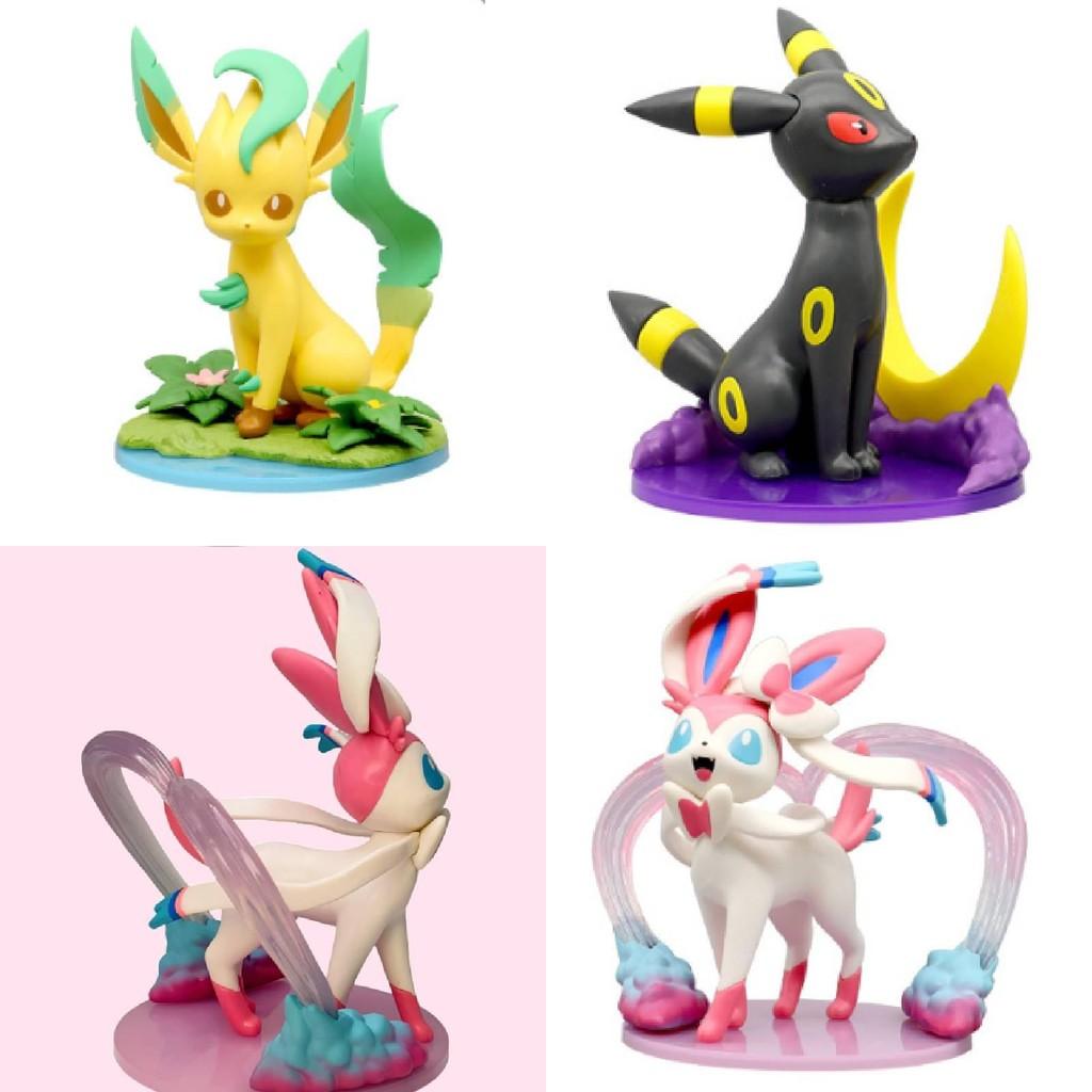 Exquisite Pvc Model Figurine Of Fairy Eevee With Moonlight And Leaf Designs For Collectors