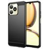 For Realme Note 50 4G Case Carbon Fiber Texture Anti-drop TPU Back Cover